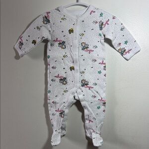 4/$20 Vitamins Baby Cotton Sleeper With Mermaid Pattern, PRELOVED 3M